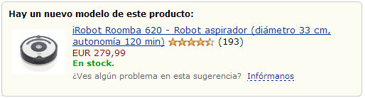Nuevo Modelo iRobot