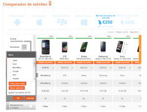 comparador de moviles