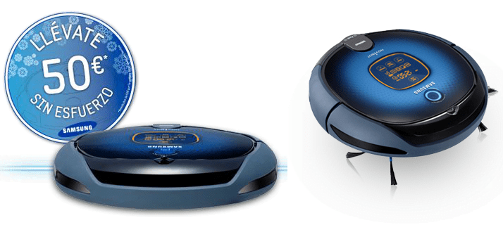 Promocion Navibot Samsung te regala 50 Euros en efectivo | Promocion "50 € sin esfuerzo"
