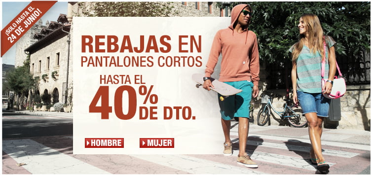 rebajas pantalones cortos Rebajas en Material de Skate y Pantalones Cortos por tiempo limitado