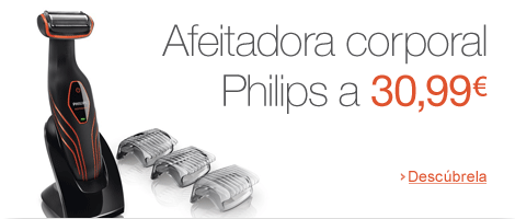 Afeitadora Philips Promoción: Afeitadora Corporal Philips BG2026