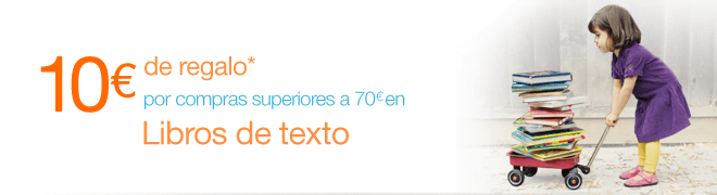 10 Euros libros de Libros de texto - 10€ de regalo por compras superiores a 70€
