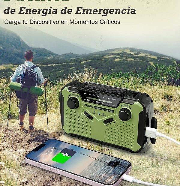 Radios Emergencia con Manivela